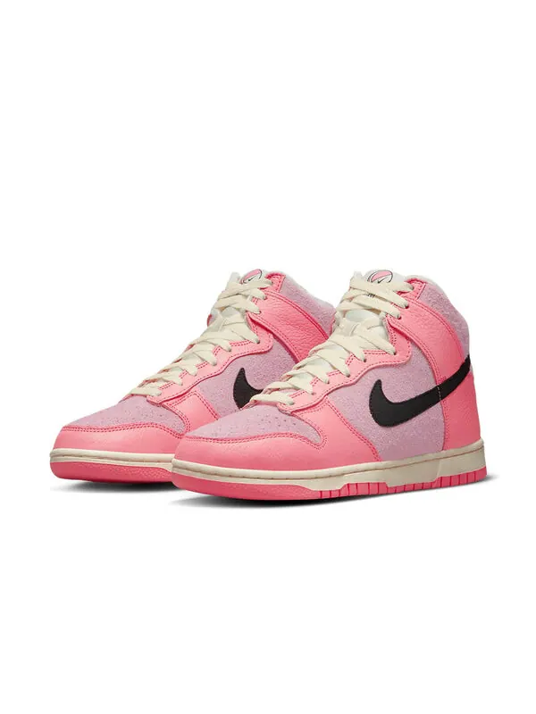 Кроссовки данк высокие Nike — изображение 3 из 4, розовый/черный