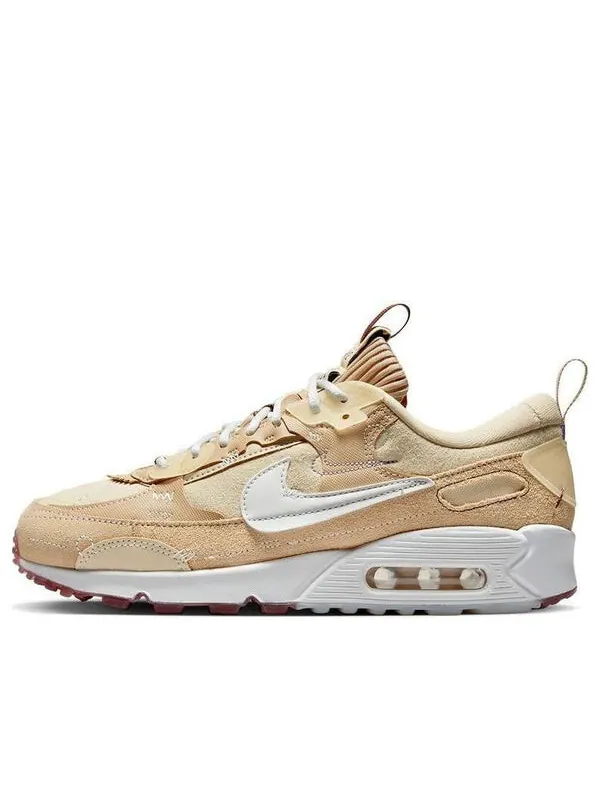 Кроссовки serena williams design crew x air max 90 futura 'hemp' Nike — изображение 1 из 4, белый-фиолетовый-темный