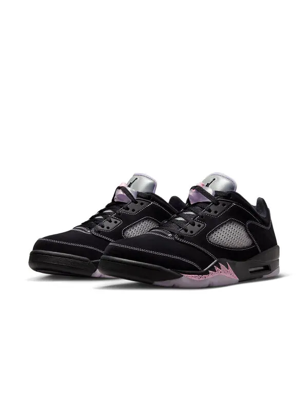 Кроссовки 5 retro low 'dongdan' Air Jordan — изображение 2 из 4, черный/белый--розовый