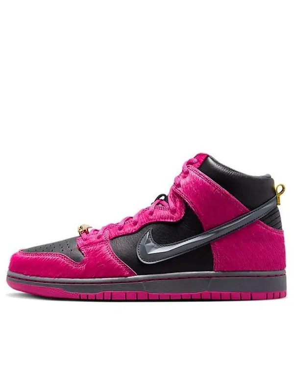 Кроссовки sb dunk высокие Nike — изображение 1 из 4, розовый
