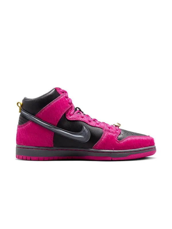 Кроссовки sb dunk высокие Nike — изображение 3 из 4, розовый