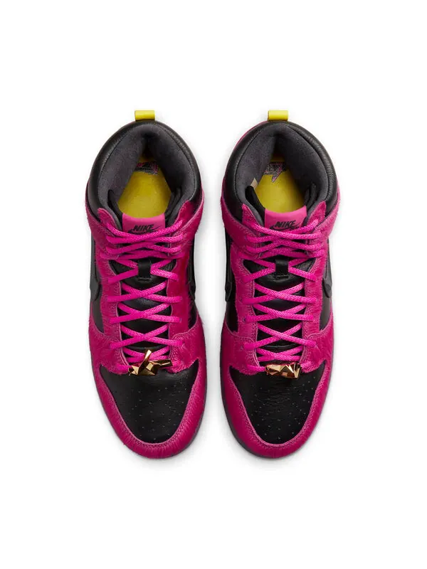 Кроссовки sb dunk высокие Nike — изображение 4 из 4, розовый