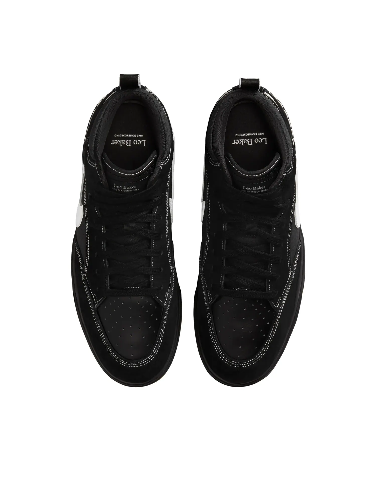 Кроссовки Nike SB React Leo 'Black Gum' — изображение 2 из 6, черный