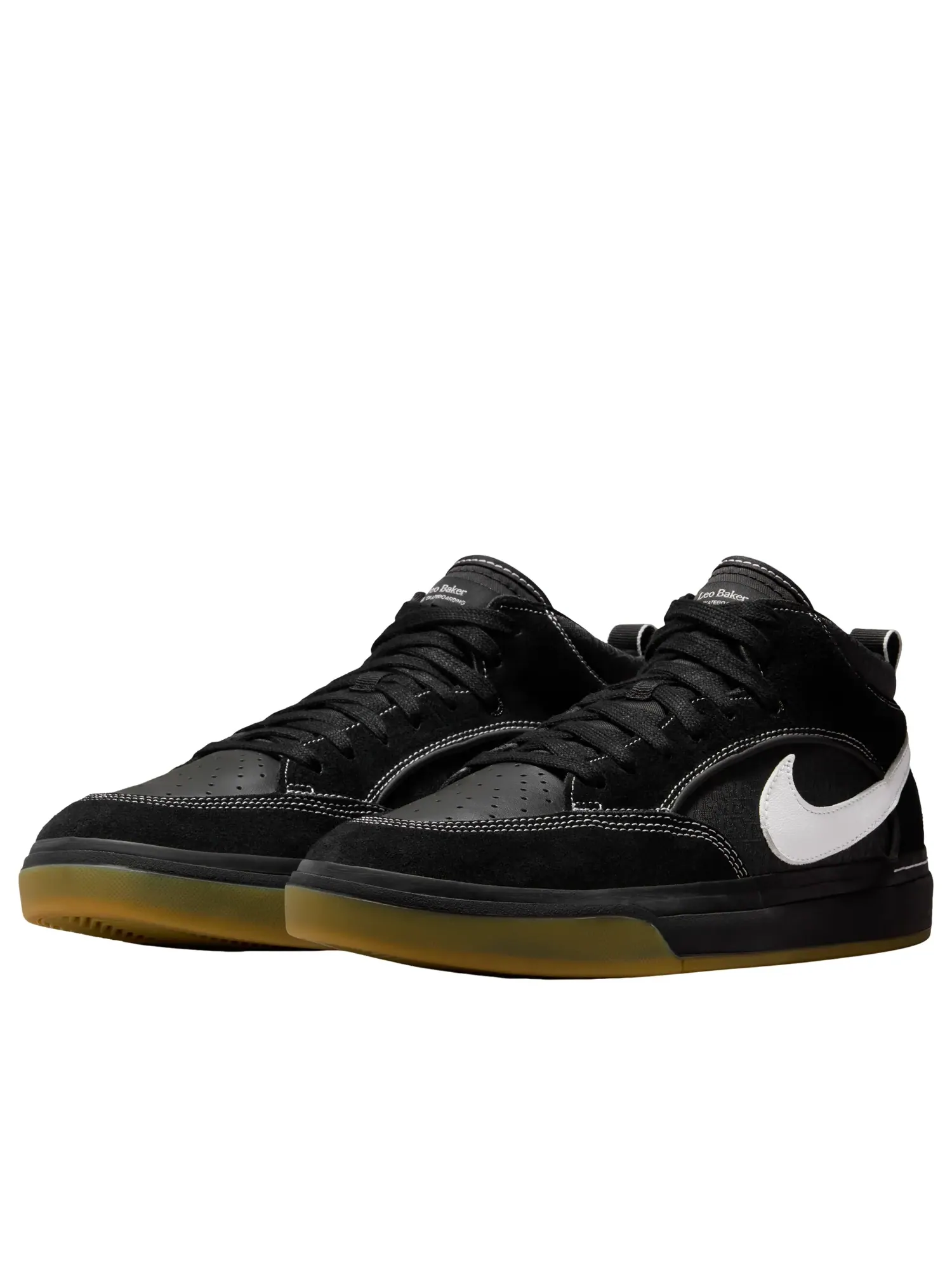 Кроссовки Nike SB React Leo 'Black Gum' — изображение 4 из 6, черный