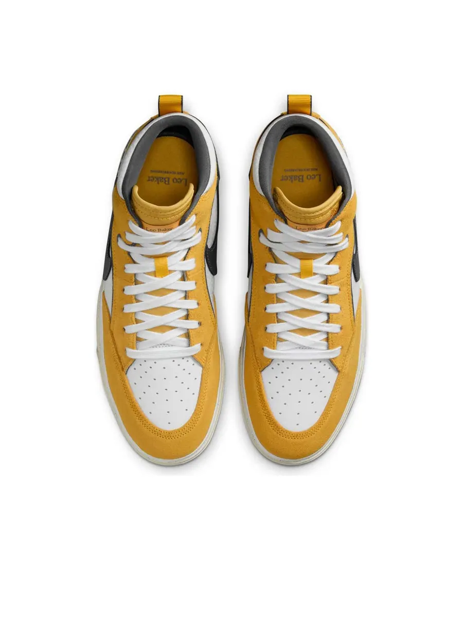 Кроссовки Nike SB React Leo 'University Gold White Grey' — изображение 4 из 6, золото