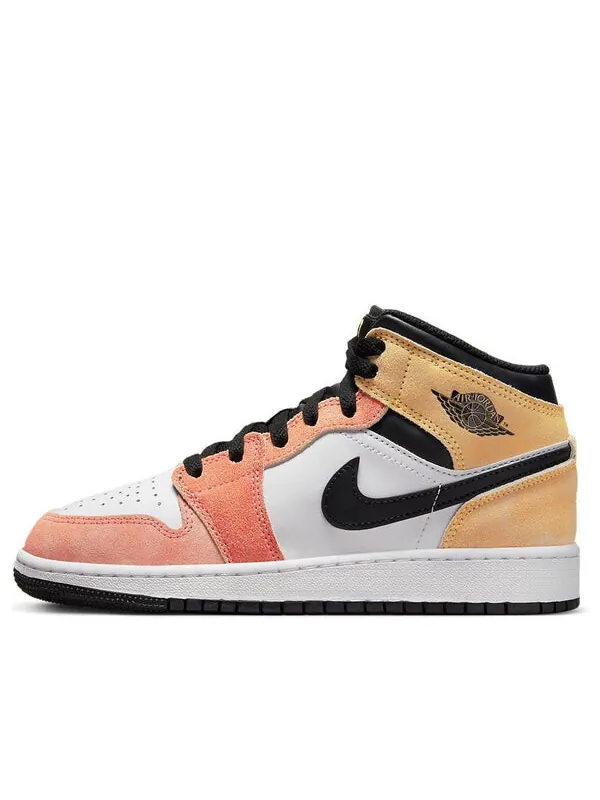 Кроссовки 1 средние Air Jordan — изображение 1 из 4, розовый белый коричневый