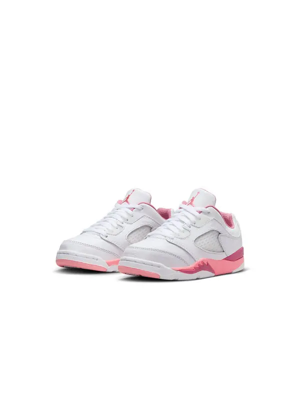Кроссовки 5 ретро низкие Air Jordan — изображение 3 из 4, белый///черный