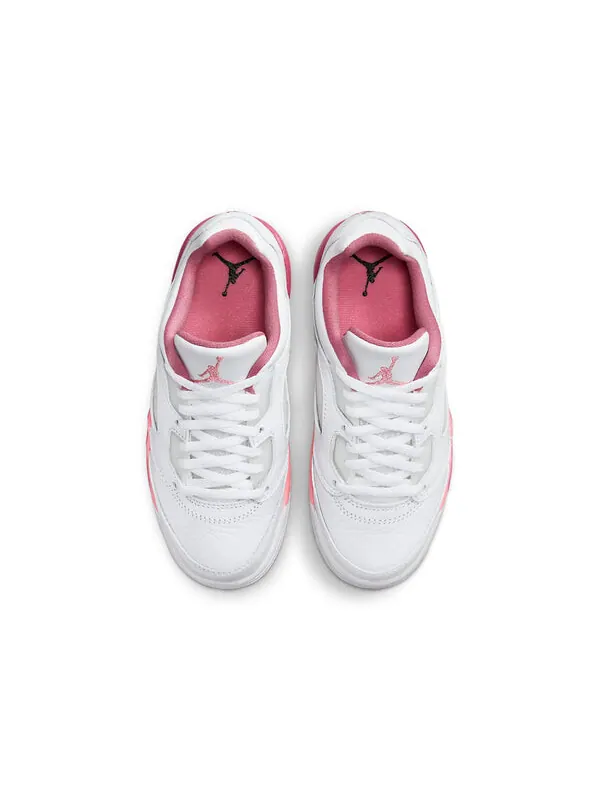 Кроссовки 5 ретро низкие Air Jordan — изображение 4 из 4, белый///черный
