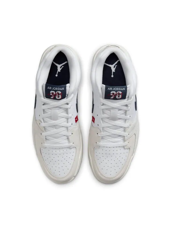 Кроссовки stadium 90 'light bone' Air Jordan — изображение 4 из 4, светлый//красный