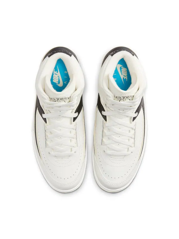 Кроссовки (WMNS) Air Jordan 2 'Sail' — изображение 3 из 4, черный