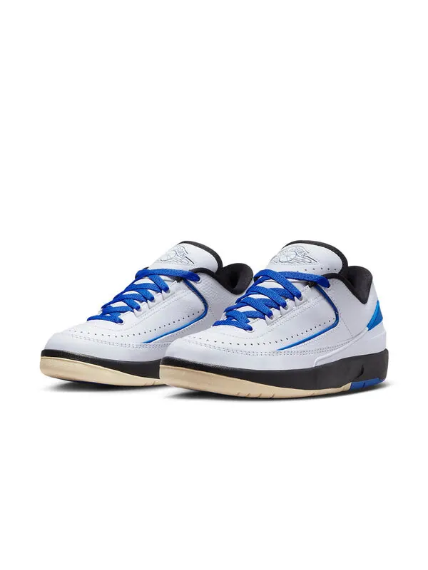 Кроссовки 2 ретро низкие Air Jordan — изображение 2 из 4, белый//черный