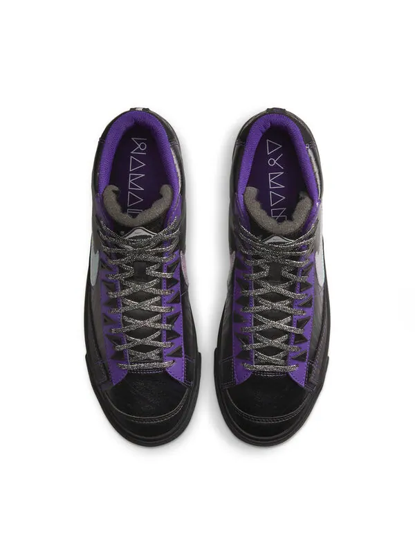 Кроссовки blazer mid '77 'doernbecher 2022' Nike — изображение 4 из 4, черный/фиолетовый
