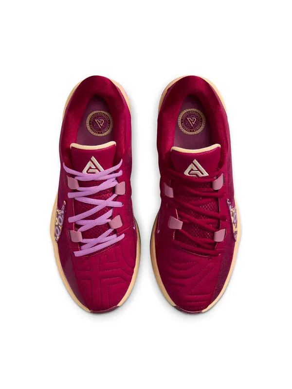 Кроссовки zoom freak 5 'alphabet bros' Nike — изображение 3 из 4, красный