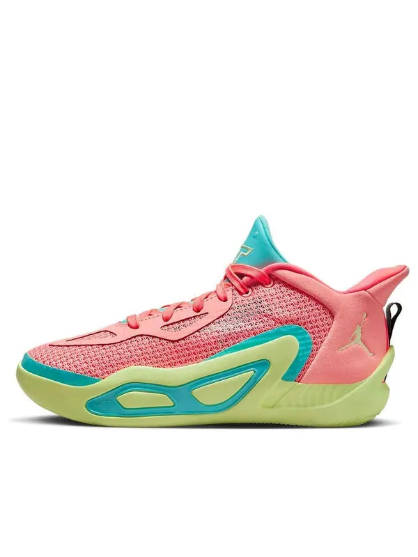 Кроссовки (GS) Air Jordan Tatum 1 'Pink Lemonade' — изображение 1 из 4, розовый//зеленый