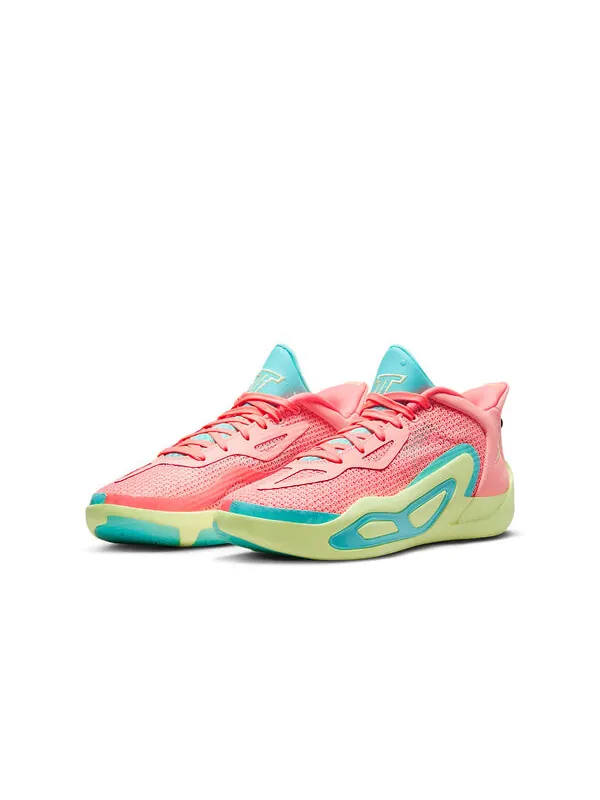 Кроссовки (GS) Air Jordan Tatum 1 'Pink Lemonade' — изображение 2 из 4, розовый//зеленый
