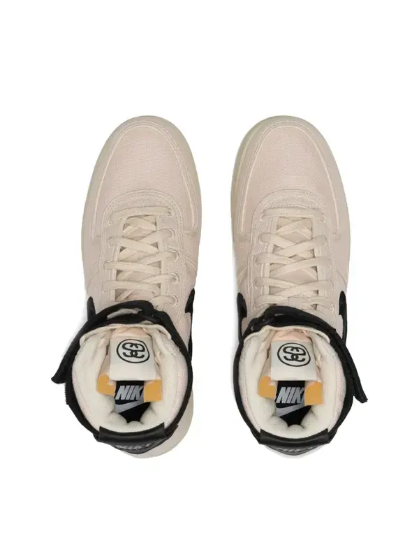 Кроссовки x stussy vandal high 'fossil' Nike — изображение 2 из 3, черный-розовый
