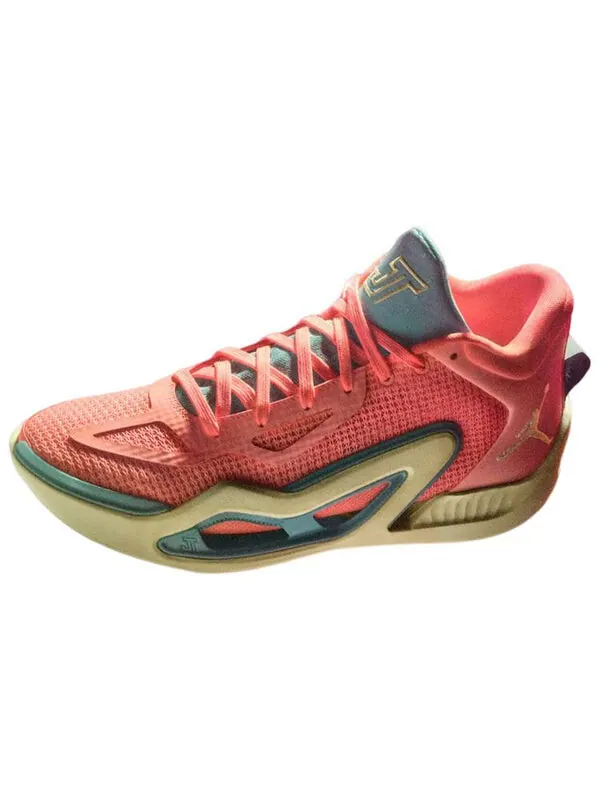 Кроссовки татум 1 Air Jordan — изображение 2 из 4, розовый///зеленый