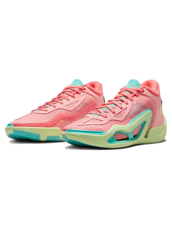 Кроссовки татум 1 Air Jordan — изображение 4 из 4, розовый///зеленый