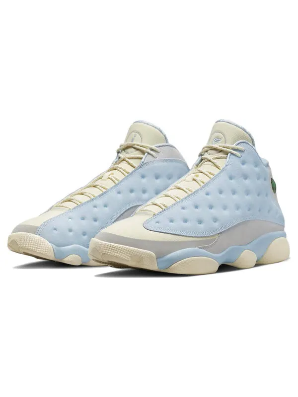 Кроссовки 13 retro x solefly 'id rather be fishing' Air Jordan — изображение 3 из 4, белый/синий-серый