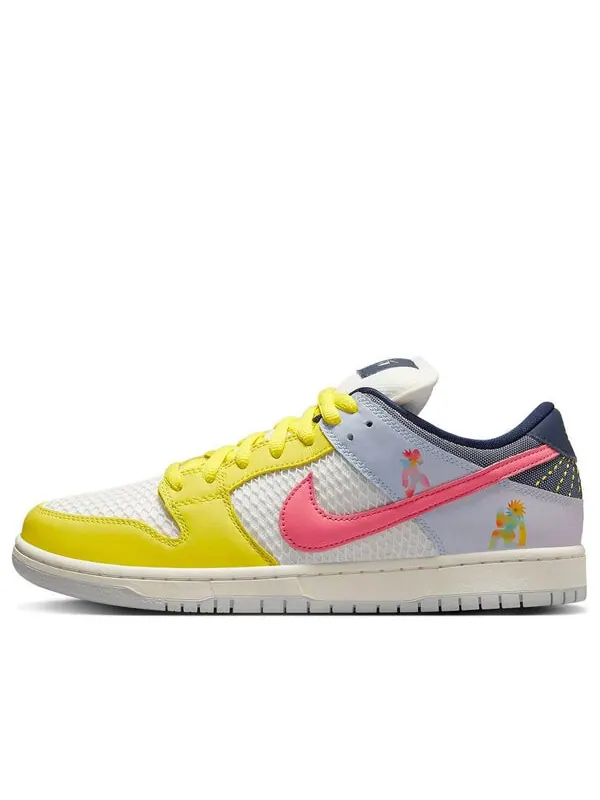 Кроссовки sb dunk low pro 'be true xavier schipani' Nike — изображение 1 из 4, мульти-/розовый