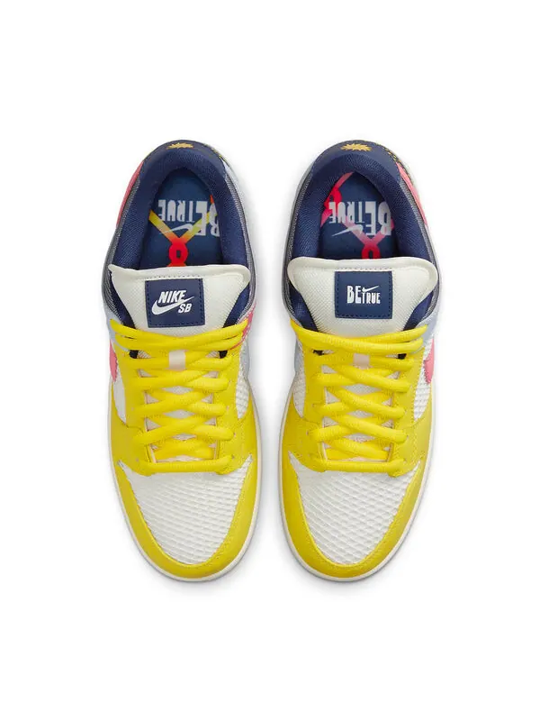 Кроссовки sb dunk low pro 'be true xavier schipani' Nike — изображение 3 из 4, мульти-/розовый