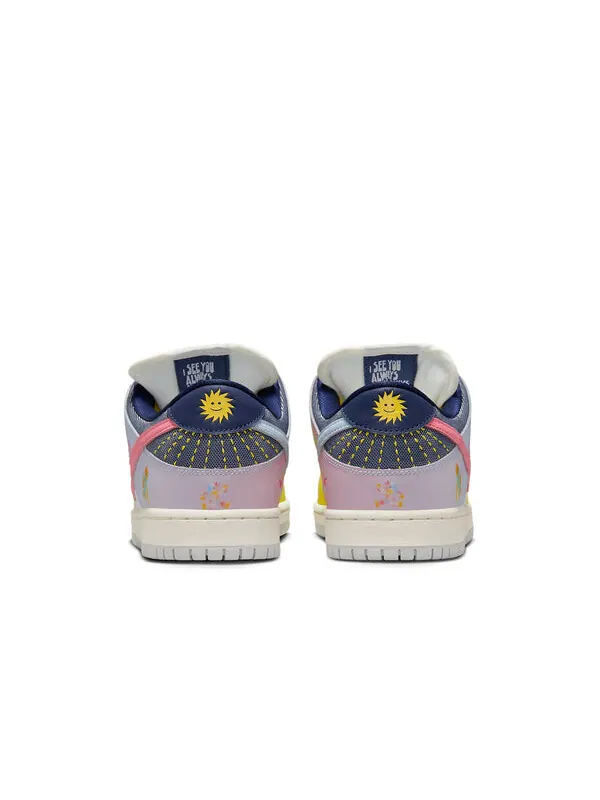 Кроссовки sb dunk low pro 'be true xavier schipani' Nike — изображение 4 из 4, мульти-/розовый