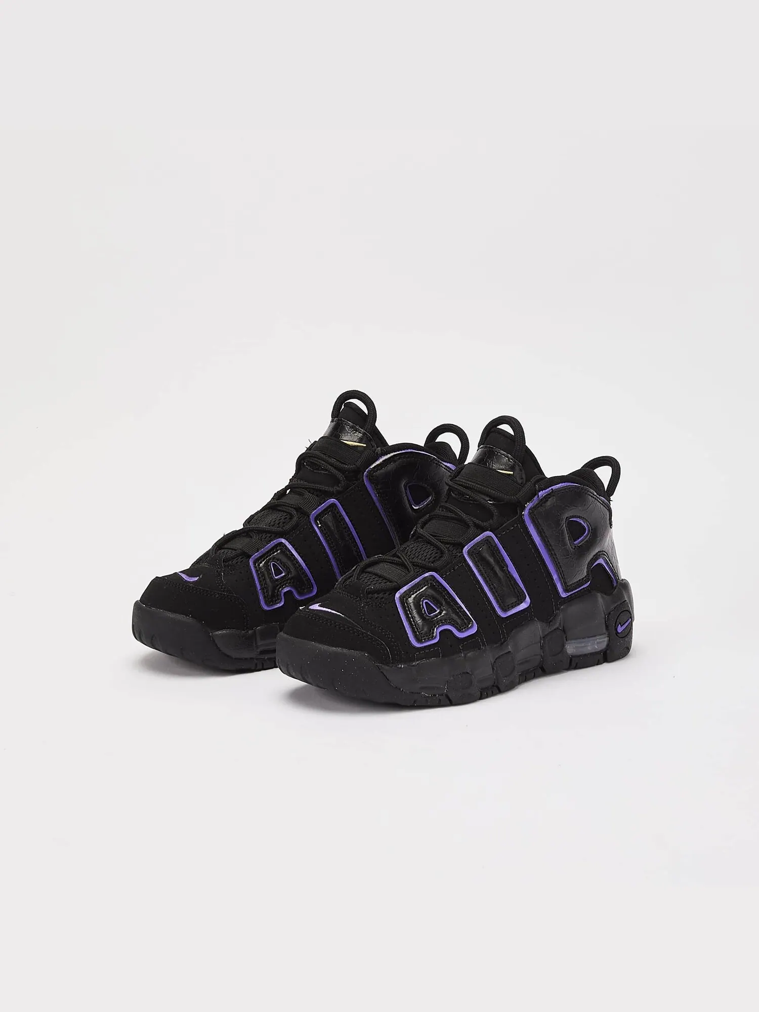 Кроссовки детские Nike Air More Uptempo PS 'Black Action Grape' — изображение 2 из 4, черный