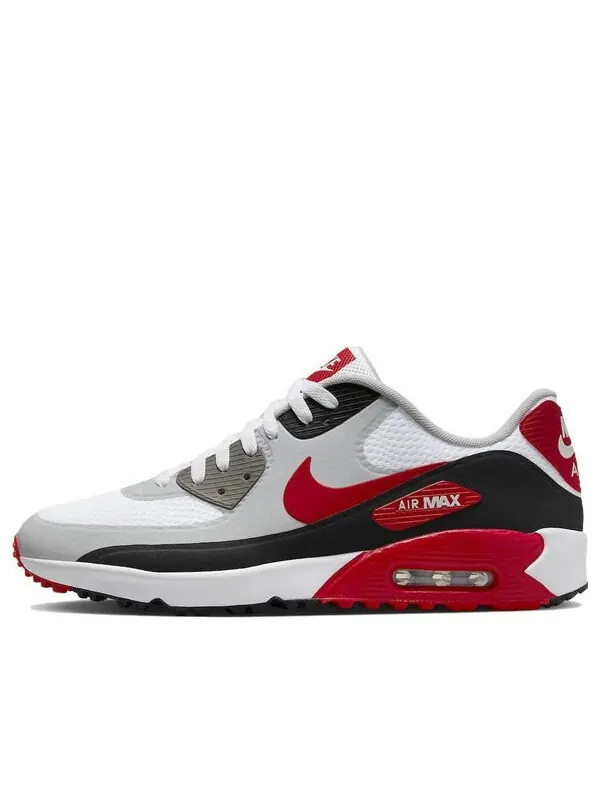 Кроссовки Nike Air Max 90 Golf 'White Black University Red' — изображение 1 из 4, белый/черный--красный