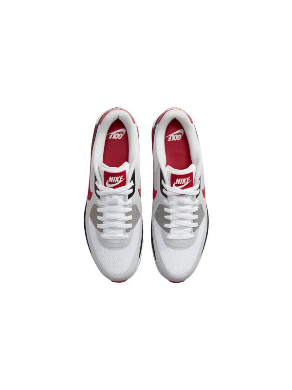 Кроссовки Nike Air Max 90 Golf 'White Black University Red' — изображение 4 из 4, белый/черный--красный