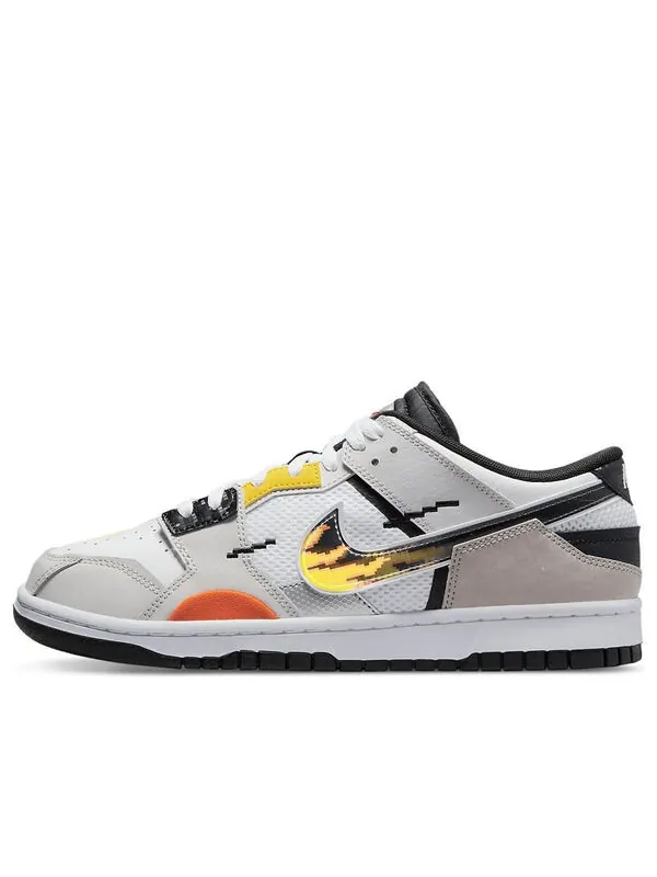 Кроссовки данк скрап Nike — изображение 1 из 4, черный/белый/серый