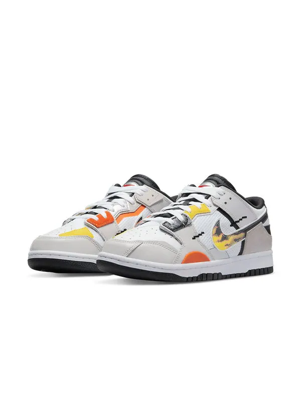 Кроссовки данк скрап Nike — изображение 3 из 4, черный/белый/серый