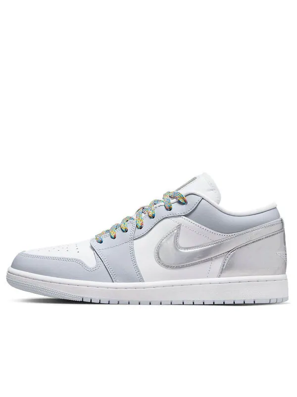 Кроссовки 1 low se Air Jordan — изображение 1 из 4, белый/серебристый