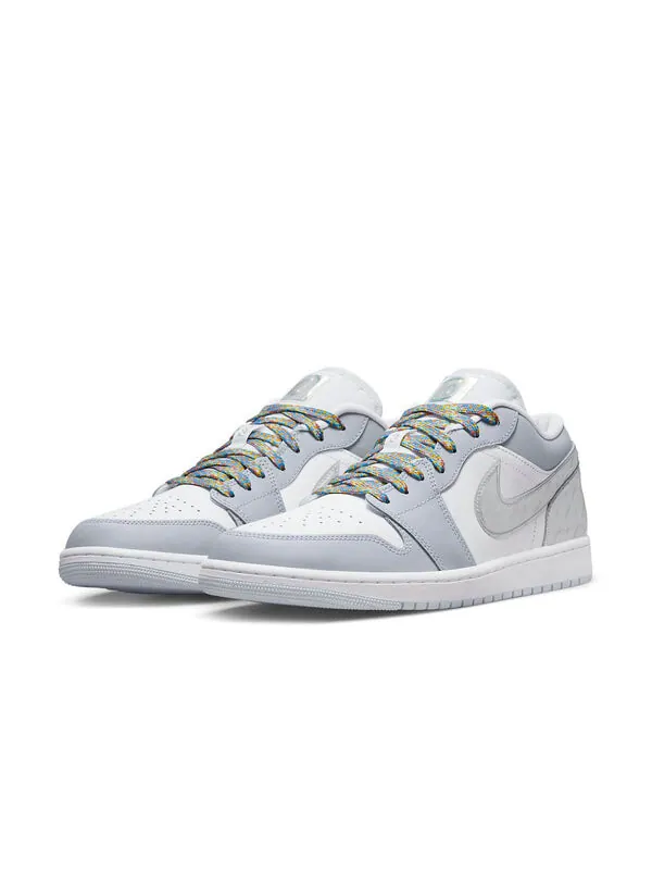 Кроссовки 1 low se Air Jordan — изображение 3 из 4, белый/серебристый