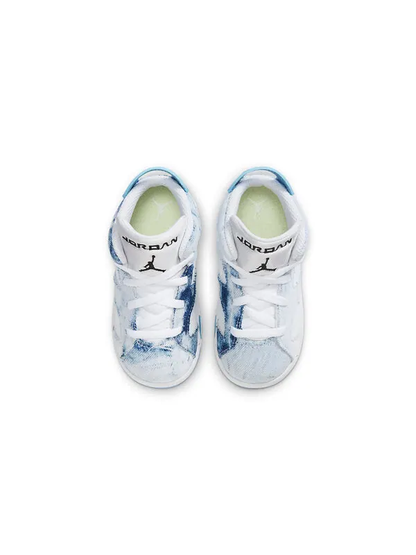 Кроссовки 6 ретро Air Jordan — изображение 4 из 4, белый/синий//черный