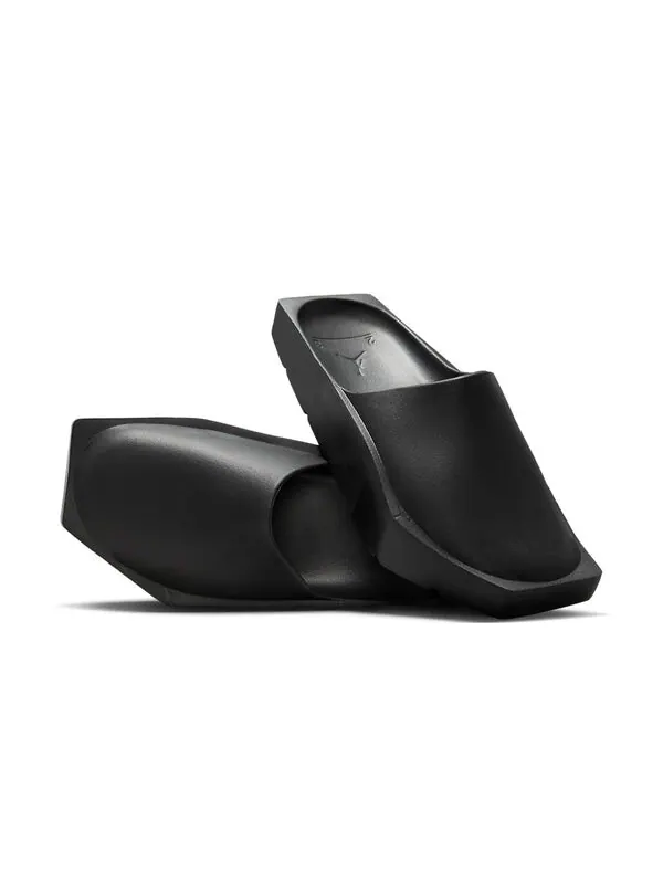 Тапочки hex mule slide 'off noir' Air Jordan — изображение 3 из 4, черный/черный
