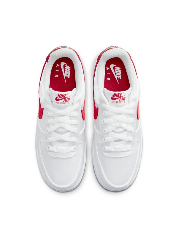 Кроссовки air force 1 low '07 'satin white varsity red' Nike — изображение 4 из 4, белый/красный