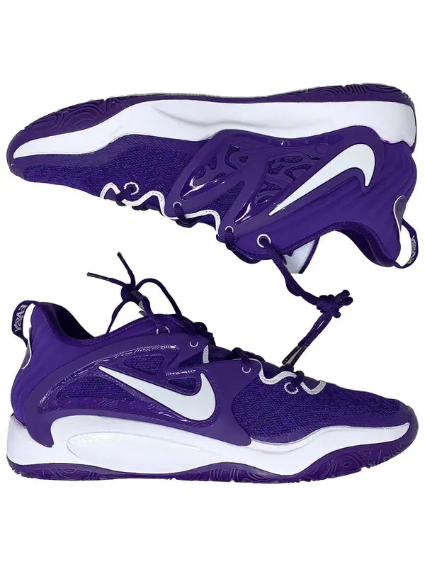 Кроссовки кд 15 Nike — изображение 3 из 4, фиолетовый/белый