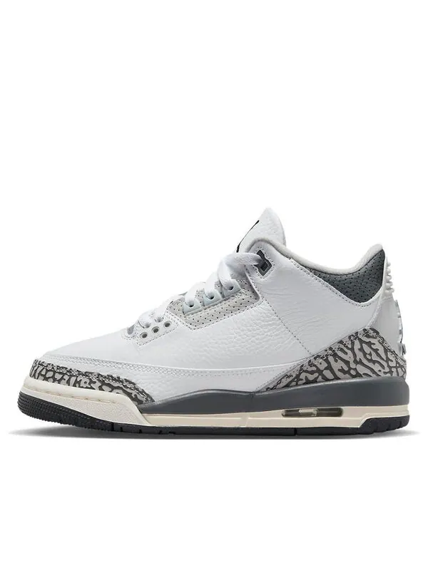 Кроссовки 3 retro 'hide n' sneak' Air Jordan — изображение 1 из 4, белый/черный///серый