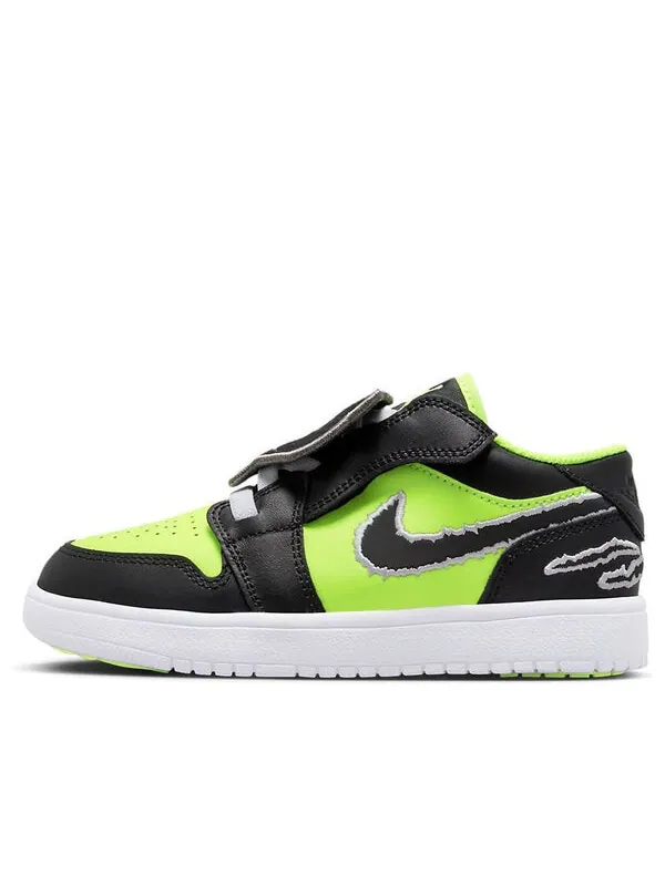 Кроссовки 1 low alt se 'black cat' Air Jordan — изображение 1 из 4, черный/белый
