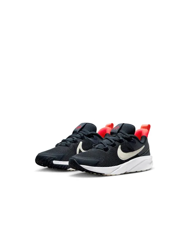 Кроссовки star runner 4 shoes 'dark obsidian white red' Nike — изображение 3 из 4, темный/яркий/белый