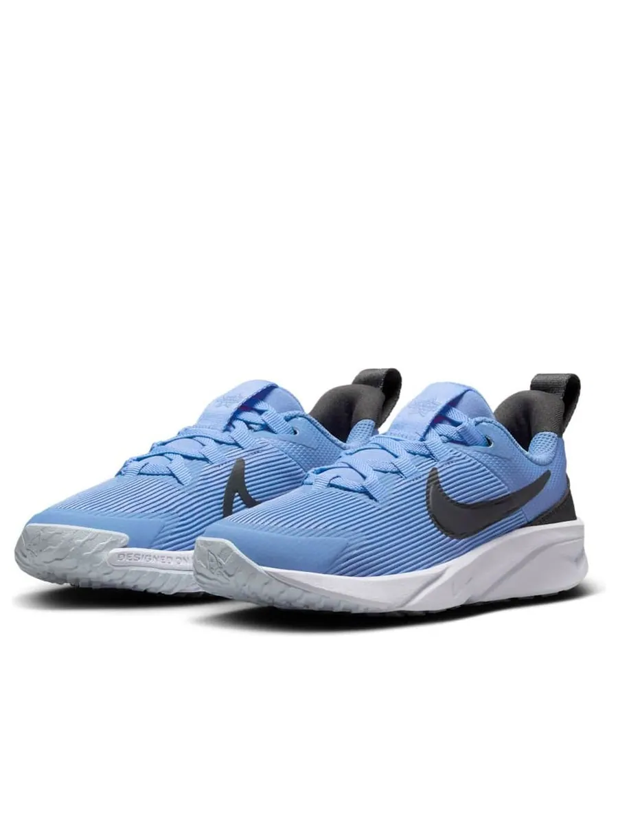 Кроссовки (PS) Nike Star Runner 4 'Blue Beyond Blue Tint White Anthracite' — изображение 3 из 6, синий