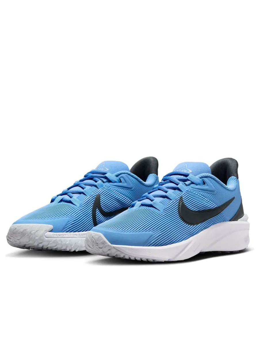 Кроссовки (GS) Nike Star Runner 4 'Blue Beyond Blue Tint White Anthracite' — изображение 3 из 6, синий