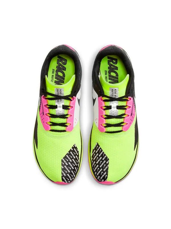 Кроссовки air zoom rival waffle 6 'volt hyper pink' Nike — изображение 4 из 4, зеленый