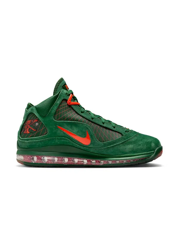 Кроссовки x florida a&m university lebron 7 retro 'rattlers - gorge green' Nike — изображение 2 из 4
