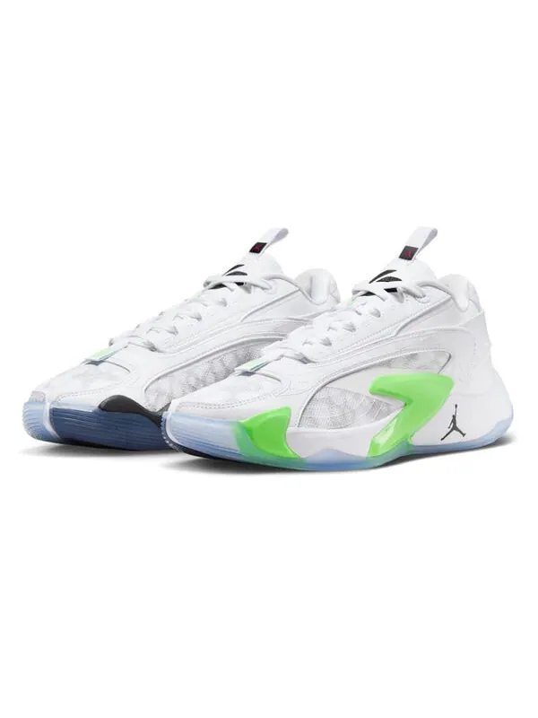 Кроссовки Лука 2 Air Jordan — изображение 2 из 2, белый/черный/зеленый