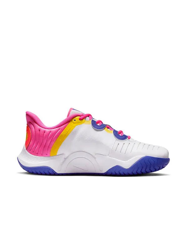 Кроссовки x naomi osaka court air zoom gp turbo Nike — изображение 2 из 4, белый/розовый/желтый