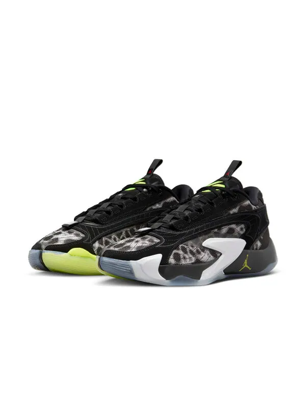 Кроссовки Air Jordan Luka 2 PF Черные — изображение 3 из 4, черный//белый