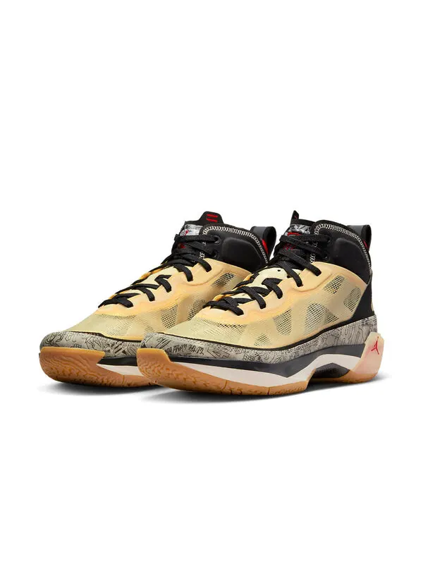 Кроссовки jayson tatum x 37 pf Air Jordan — изображение 3 из 4, желтый/черный
