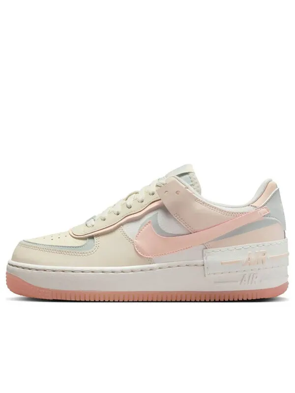 Кроссовки air force 1 shadow 'coconut milk crimson tint' Nike — изображение 1 из 4, светлый серебристый