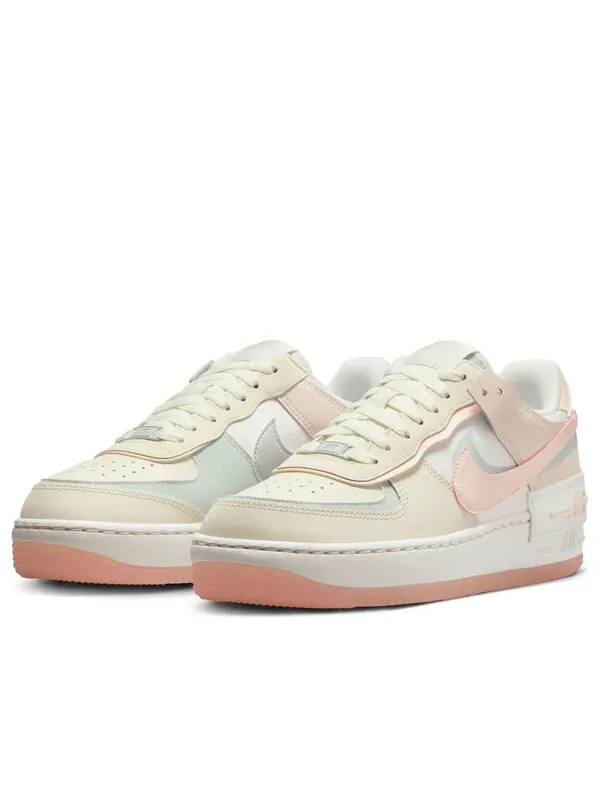 Кроссовки air force 1 shadow 'coconut milk crimson tint' Nike — изображение 2 из 4, светлый серебристый